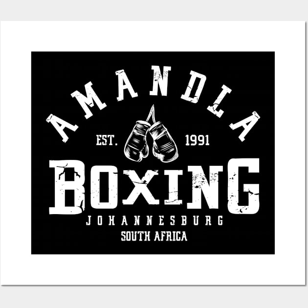 Amandla Boxing 2.0 Wall Art by 2 souls